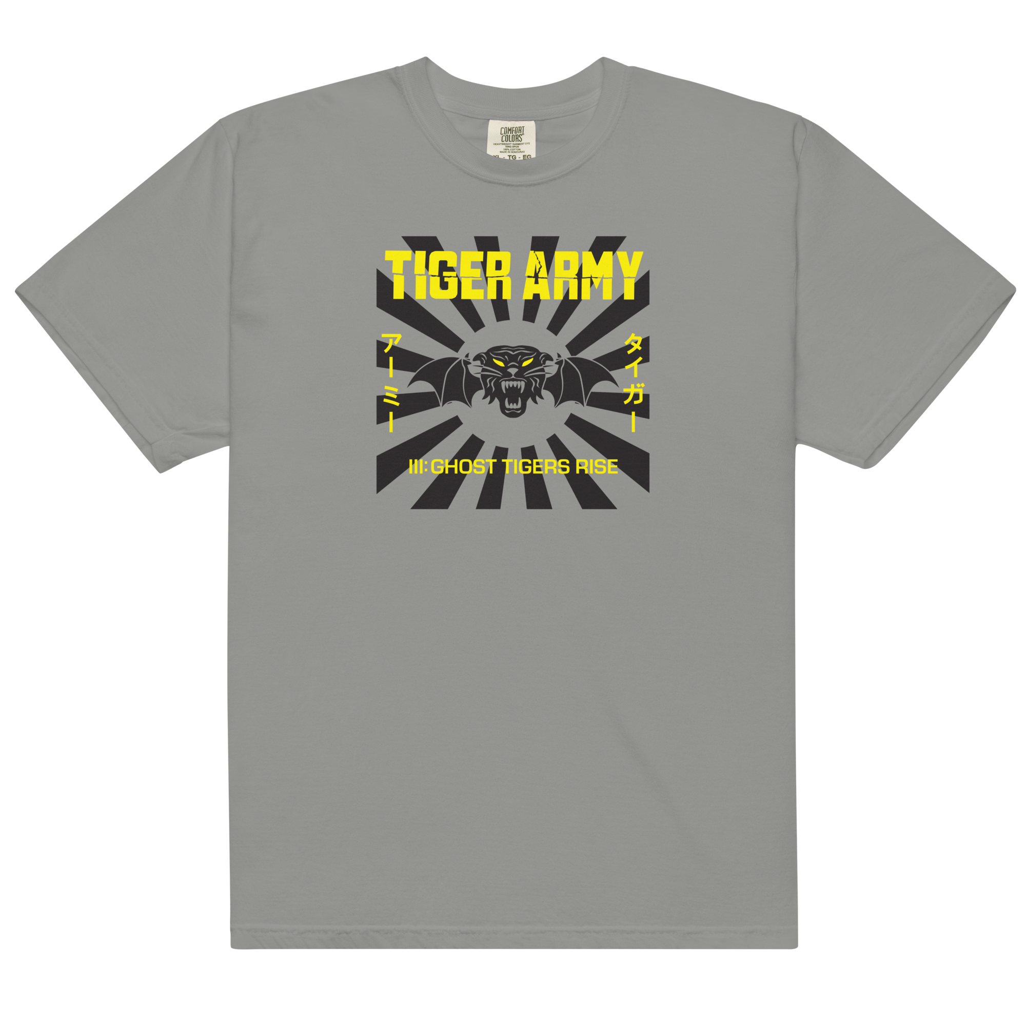 iii-ghost-tigers-rise-t-shirt-gris-coton image 1