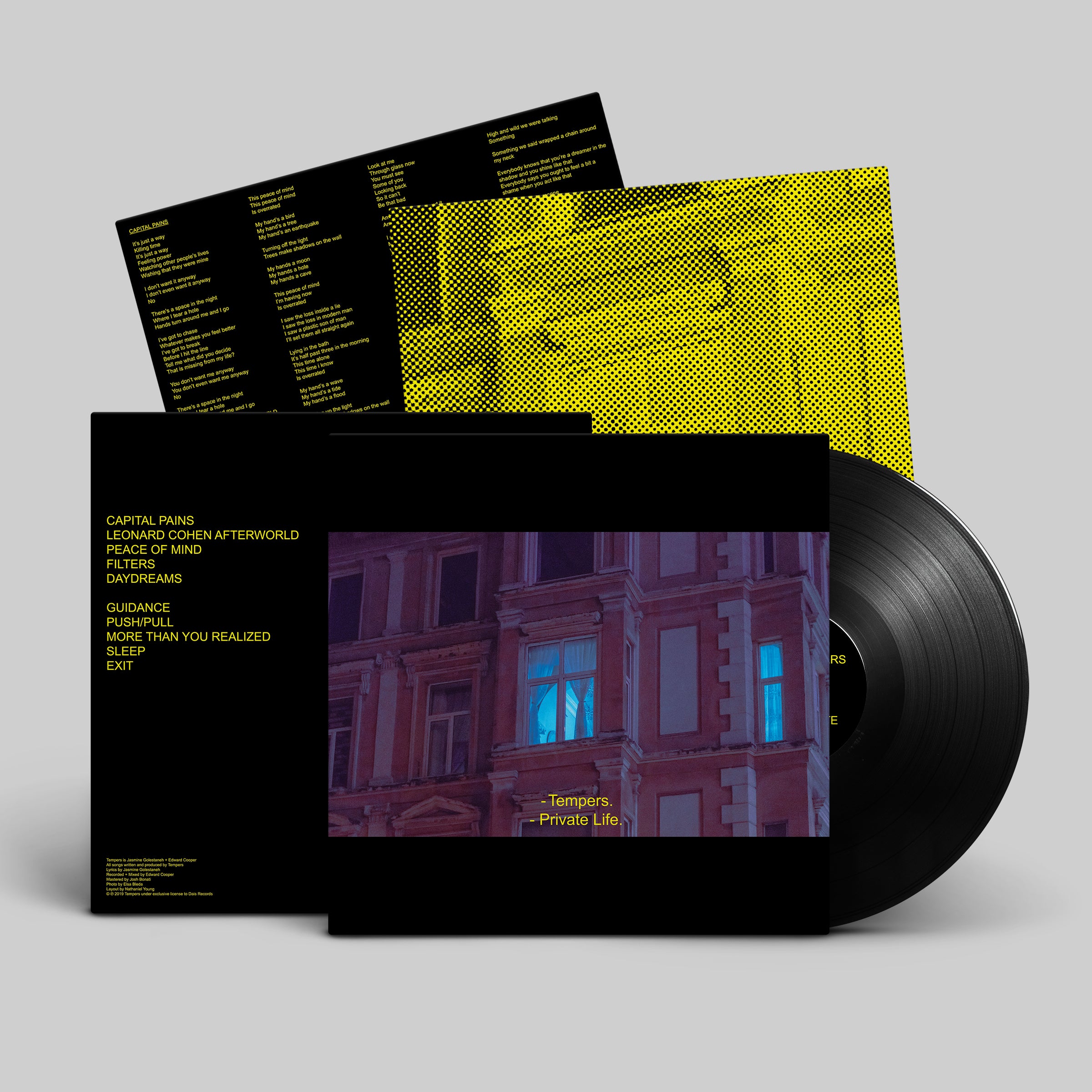 tempers-private-life-vinyle-noir-lp-darkwave-synth-pop image 6
