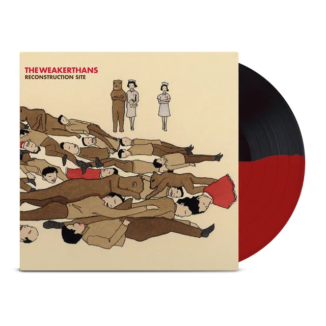 the-weakerthans-reconstruction-site-vinyle-split-rouge image 1