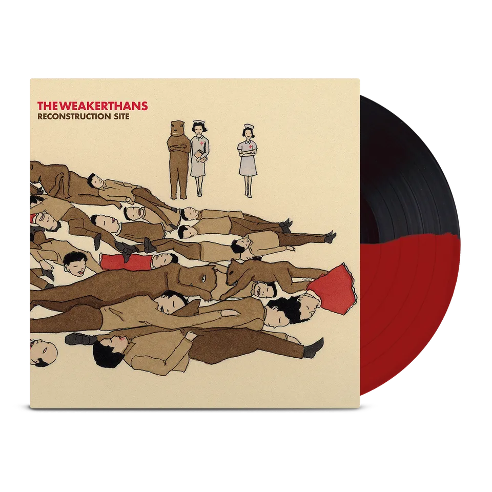 the-weakerthans-reconstruction-site-vinyle-split-rouge image 1