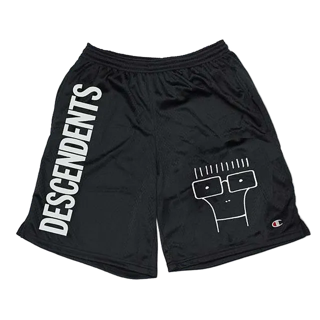 descendents-milo-logo-short-mesh-noir-champion image 1