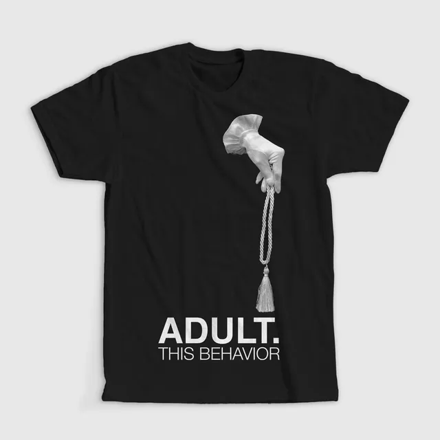 this-behavior-t-shirt-noir-adulte-taille-l image 1