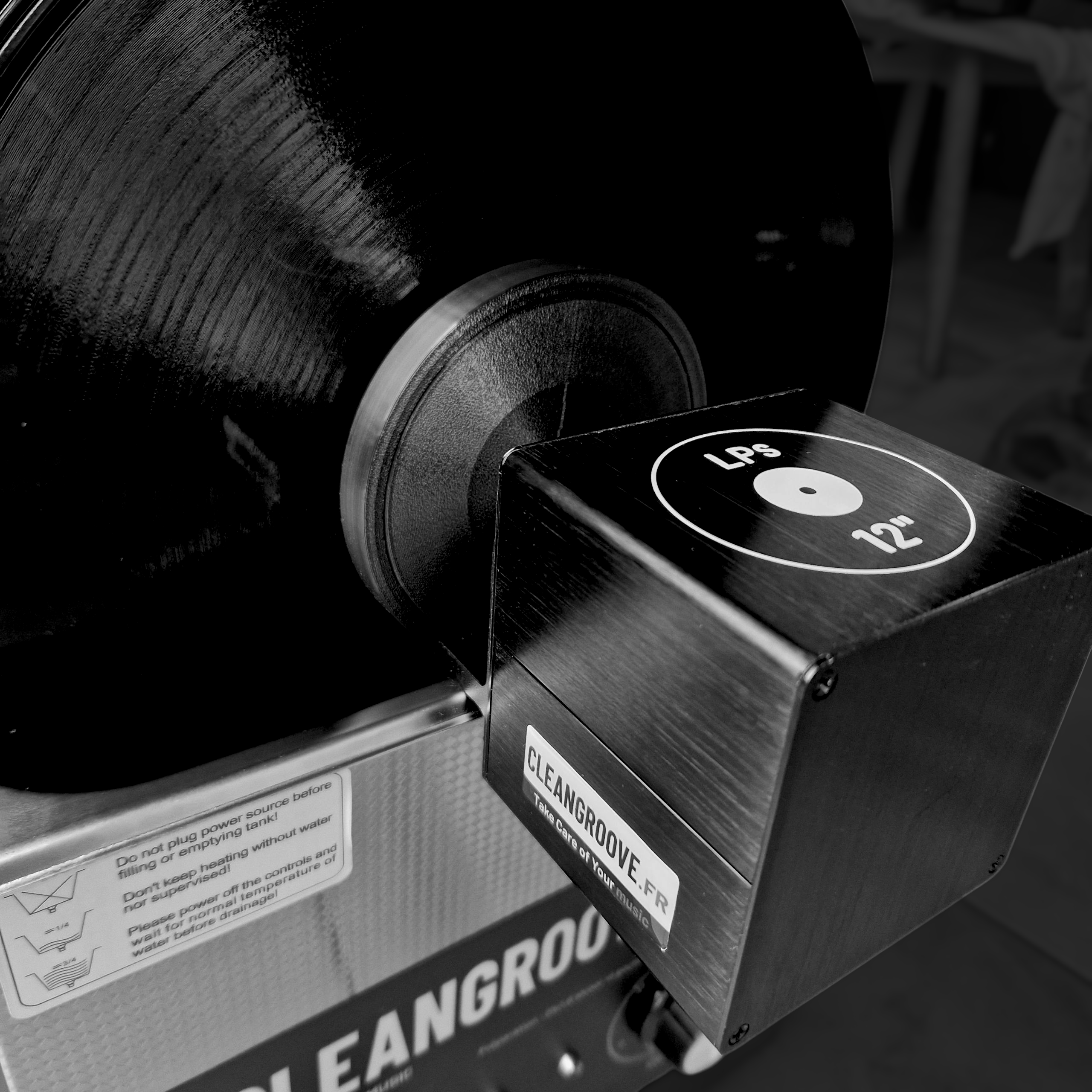 cleangroove-v3-support-nettoyeur-vinyle-ultrason-sans-bac image 2