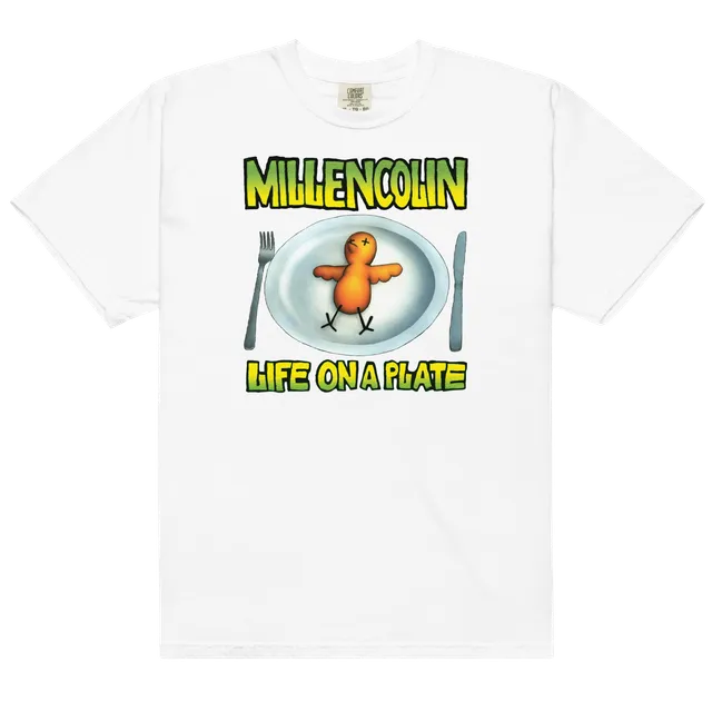 millencolin-life-on-a-plate-t-shirt-blanc-coton image 1