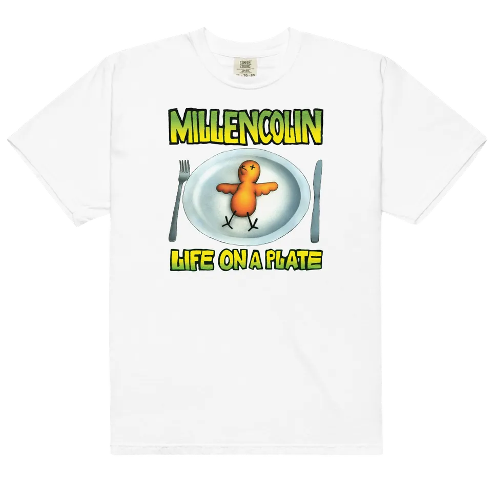 millencolin-life-on-a-plate-t-shirt-blanc-coton image 1