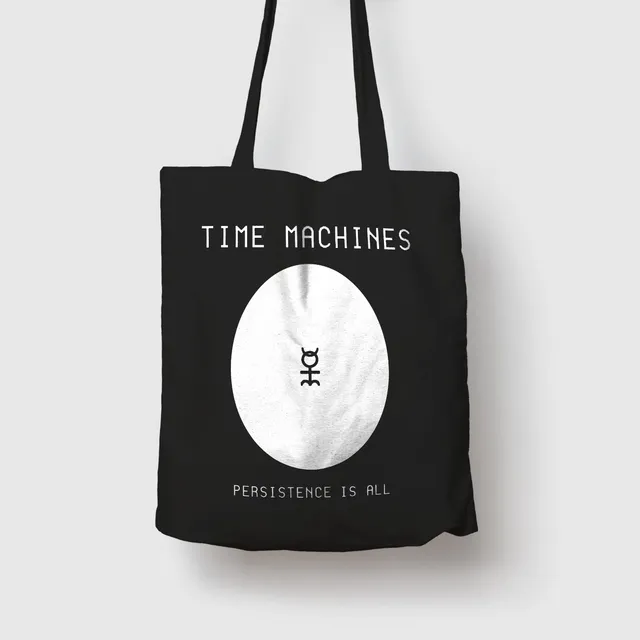 dais-records-coil-time-machines-tote-bag-noir-taille-unique image 1