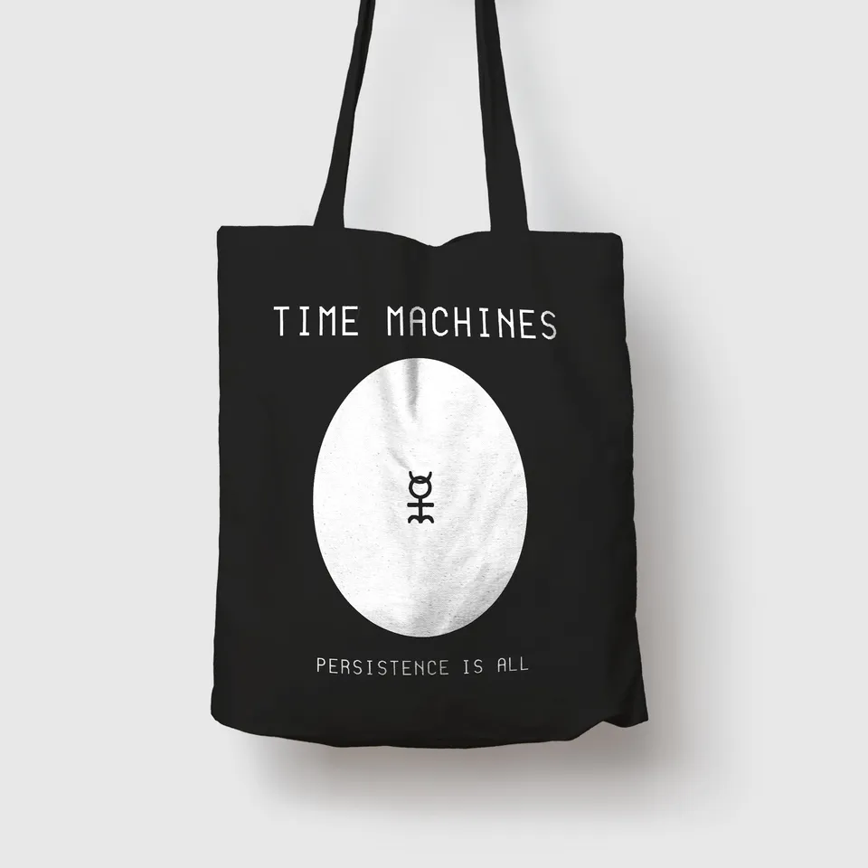 dais-records-coil-time-machines-tote-bag-noir-taille-unique image 1