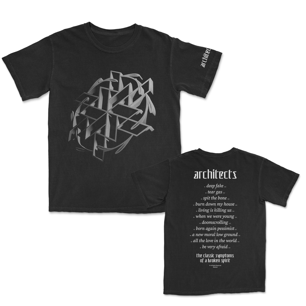 architects-classic-symptoms-of-a-broken-spirit-t-shirt-noir-coton image 1