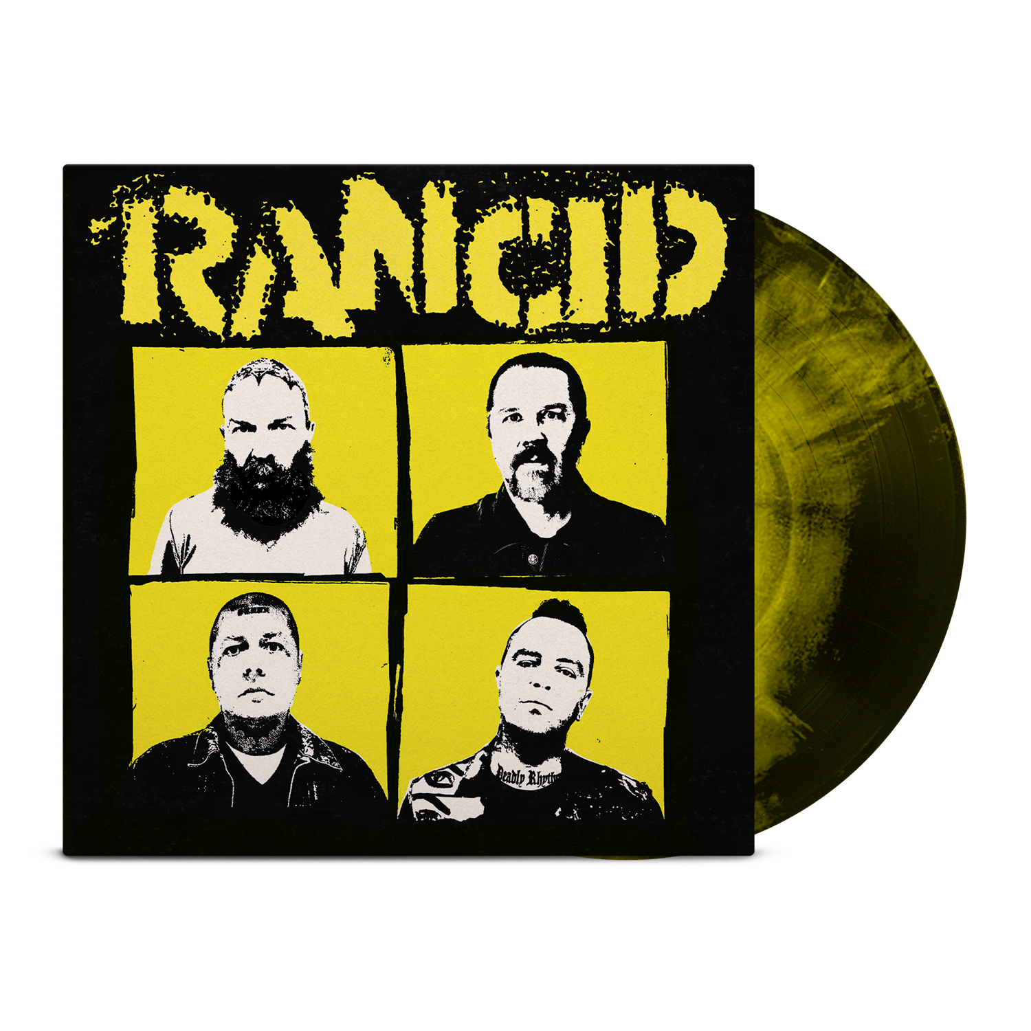 rancid-tomorrow-never-comes-lp-vinyle-galaxy-noir-jaune image 1