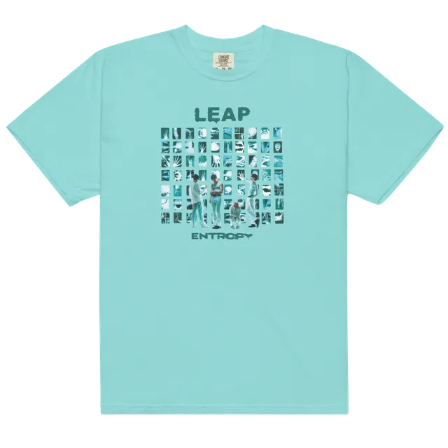 entropy-t-shirt-turquoise-coton-album-artwork image 1