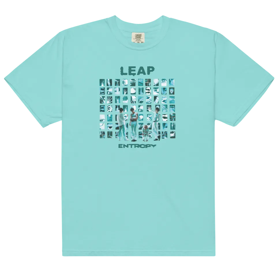 entropy-t-shirt-turquoise-coton-album-artwork image 1