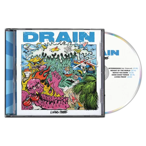 drain-living-proof-cd-hardcore-10-titres image 1