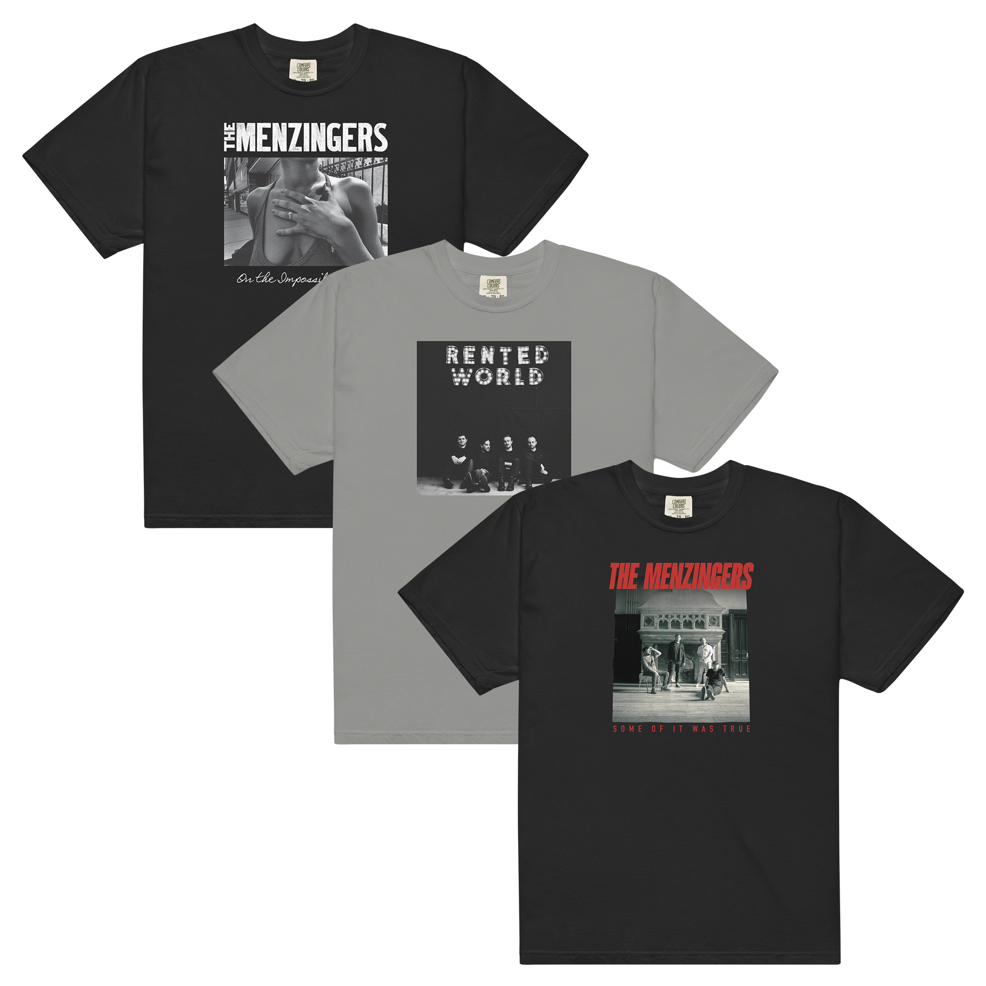 the-menzingers-t-shirt-bundle-lot-3-coton image 1