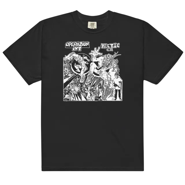 operation-ivy-hectic-t-shirt-noir-coton-ep image 1