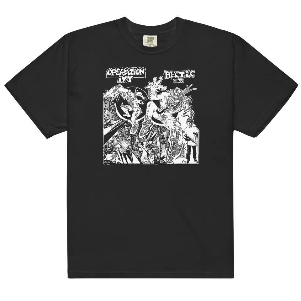 operation-ivy-hectic-t-shirt-noir-coton-ep image 1