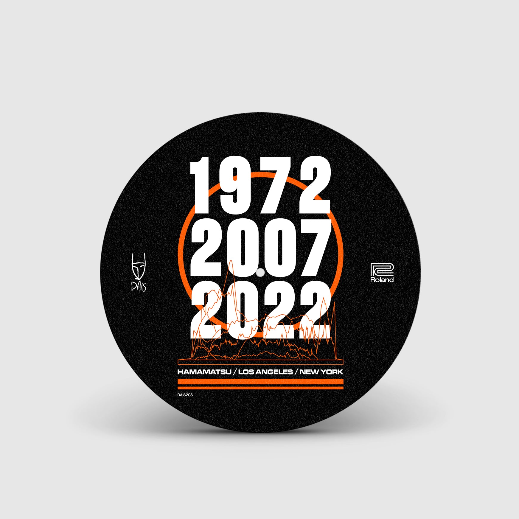 dais-x-roland-founded-feutrine-slipmat-platine-noir image 2