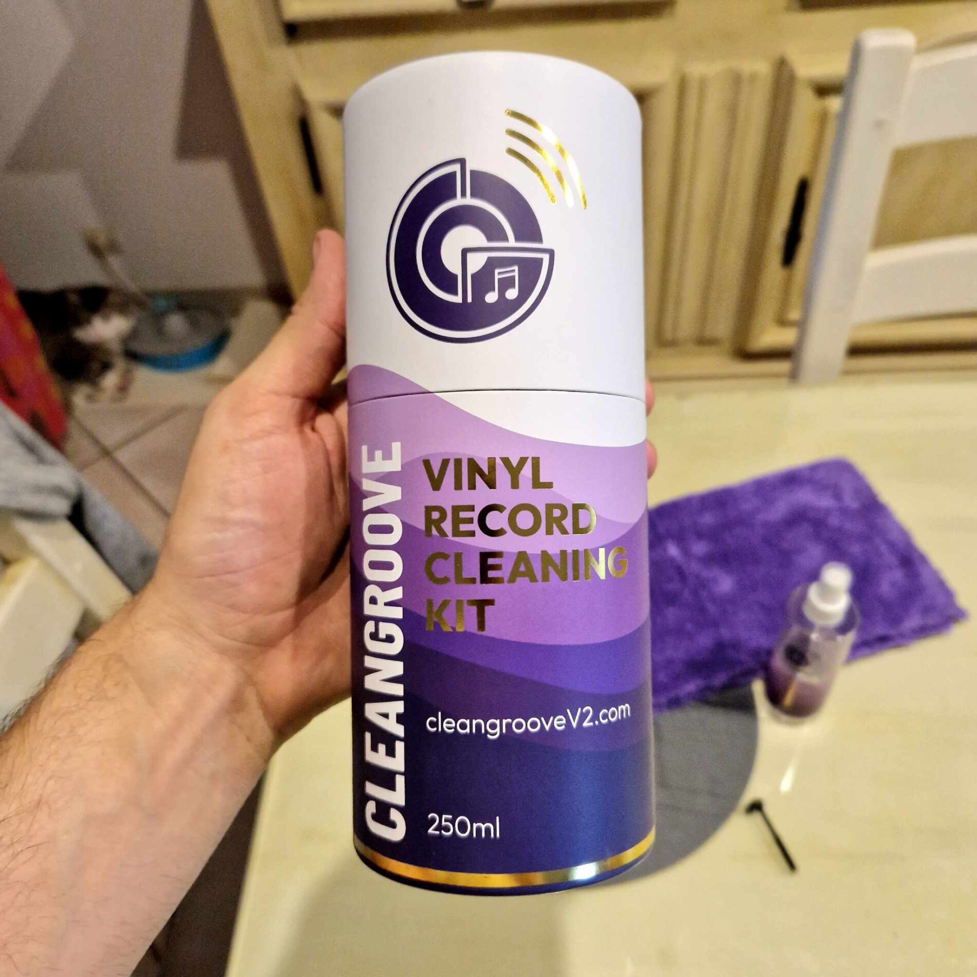cleangroove-kit-nettoyage-vinyles-spray-250ml-microfibres image 8