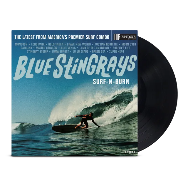 blue-stingrays-surf-n-burn-lp-vinyle-noir-180g image 1