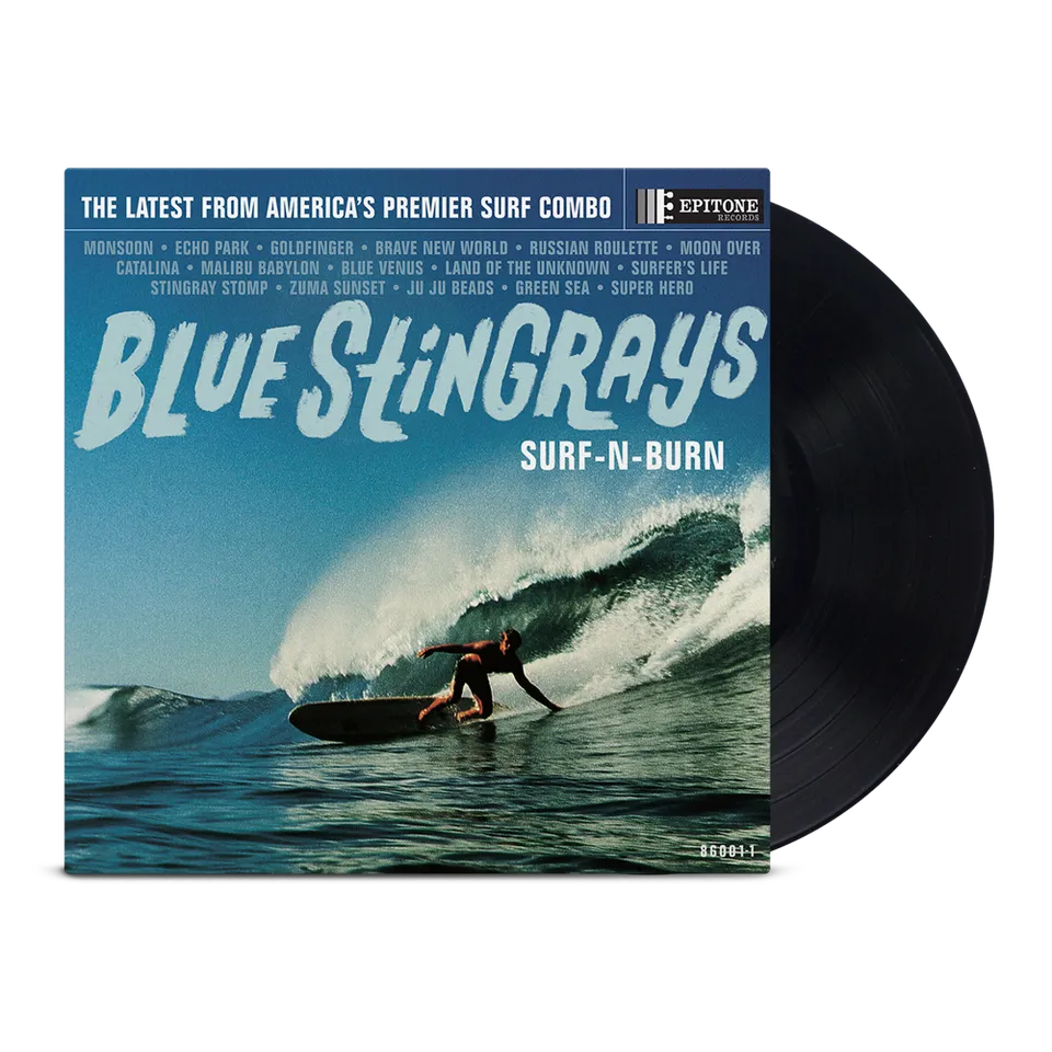 blue-stingrays-surf-n-burn-lp-vinyle-noir-180g image 1