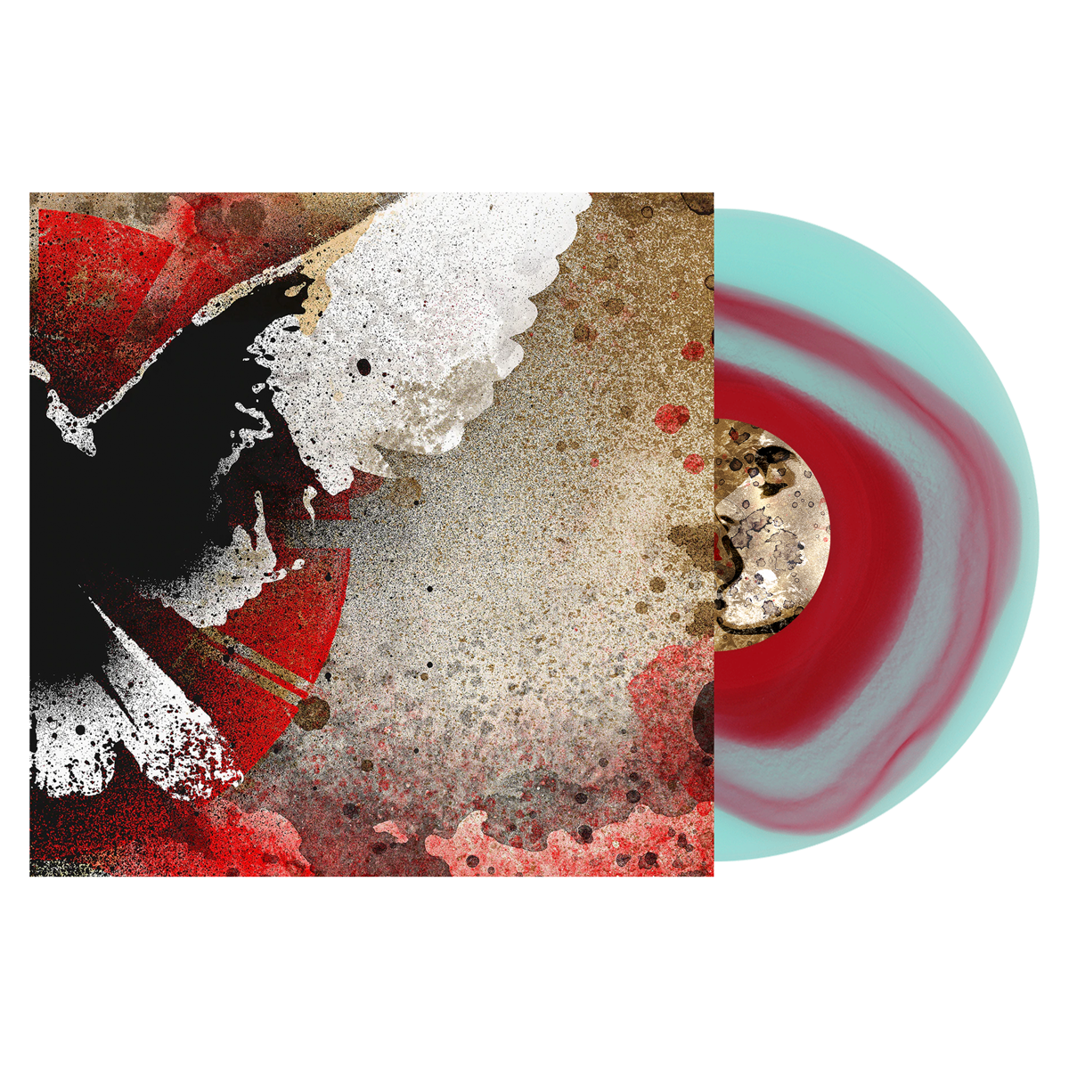converge-no-heroes-lp-vinyle-galaxy-rouge-bleu-transparent image 1