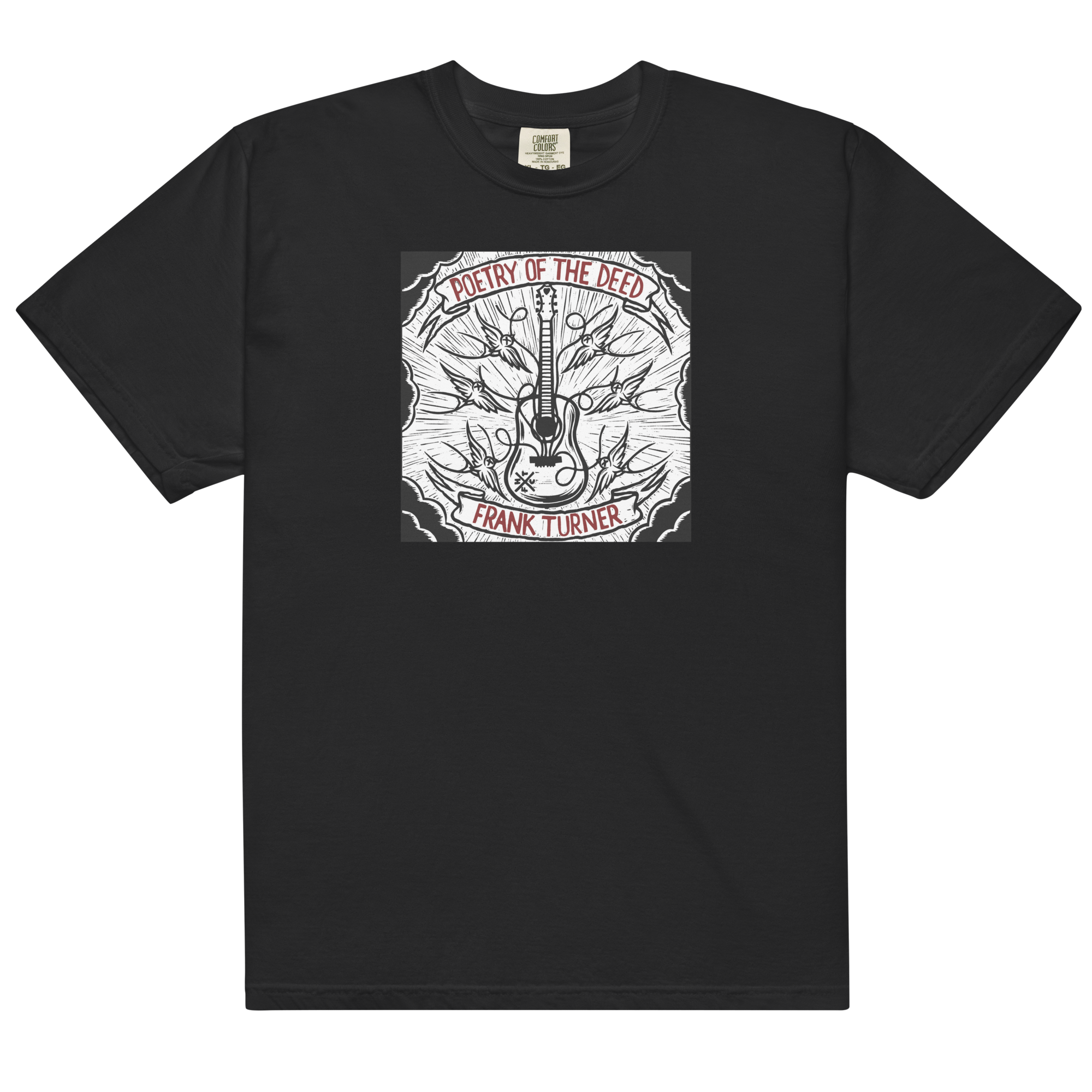 frank-turner-poetry-of-the-deed-t-shirt-noir-coton image 1