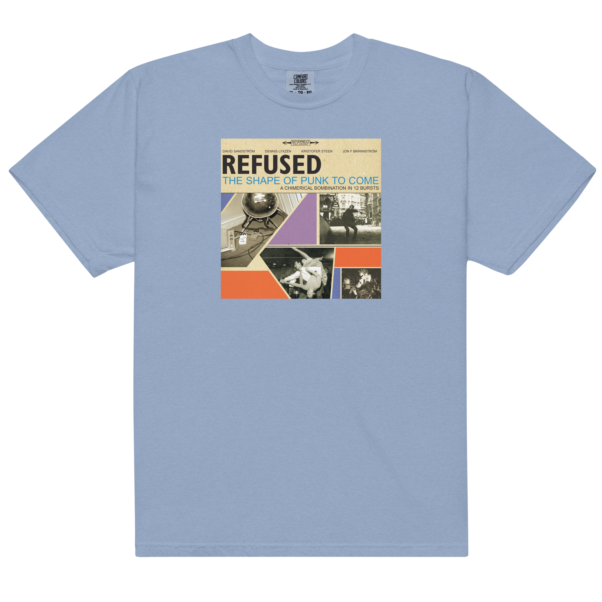 refused-the-shape-of-punk-to-come-t-shirt-bleu image 1