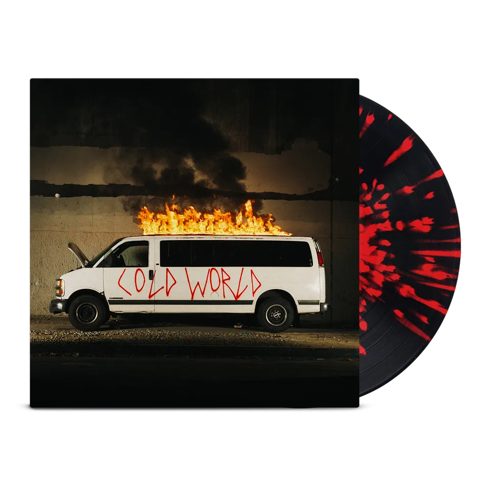epitaph-death-lens-cold-world-vinyle-splatter-noir-rouge image 1