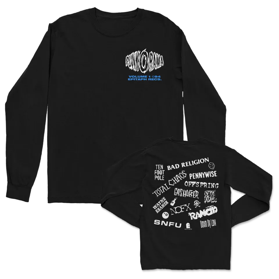 epitaph-punk-o-rama-vol-1-logos-t-shirt-manches-longues-noir image 1