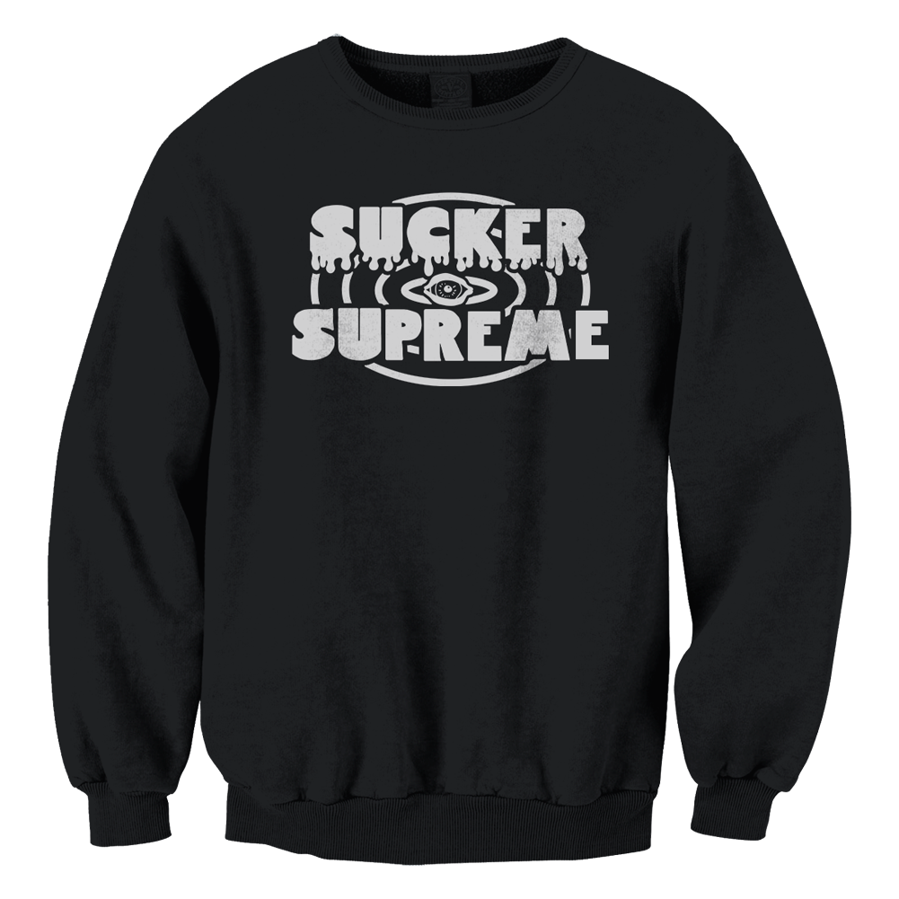 rosie-tucker-sick-sad-crewneck-sweatshirt-noir-coton image 1