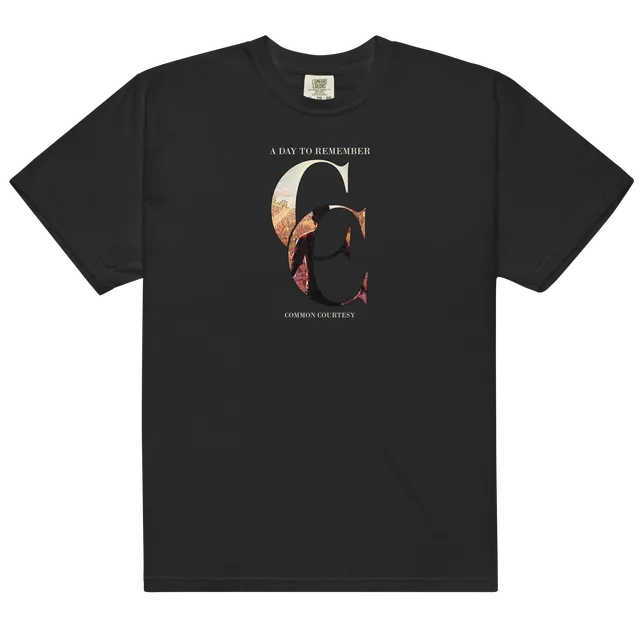 common-courtesy-t-shirt-noir-coton-album image 1